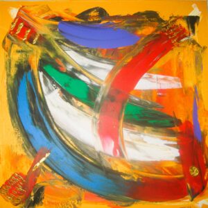 Acrylbild auf Leinwand, handgemalt, UNIKAT