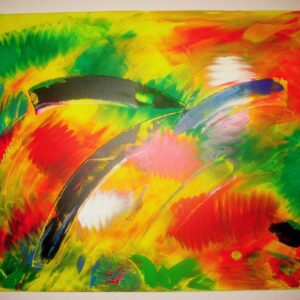 Acrylbild auf Leinwand, handgemalt, UNIKAT