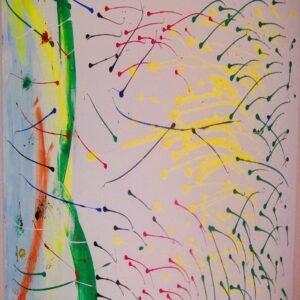 Acrylbild auf Leinwand, handgemalt, UNIKAT