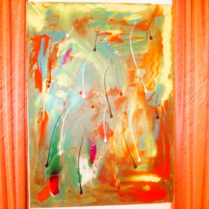 Acrylbild auf Leinwand, handgemalt, UNIKAT