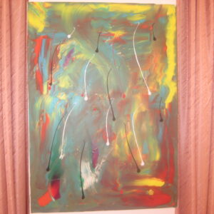 Acrylbild auf Leinwand, handgemalt, UNIKAT